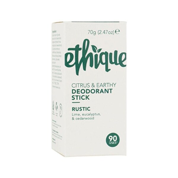 Ethique Deodorant Stick Citrus & Earthy Rustic Lime, Eucalyptus & Cedarwood 70g 70g