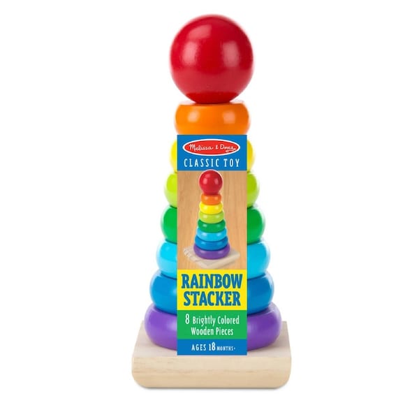 Melissa and Doug Rainbow Stacker Classic Toy