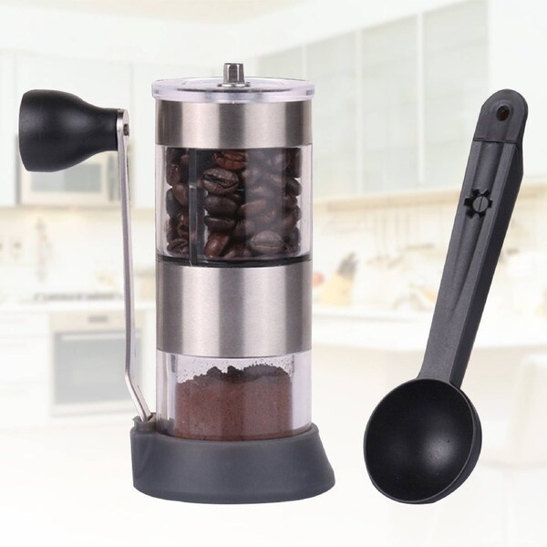 Handheld Portable Mini Manual Coffee Bean Spice Grinder Mill Kitchen Tool