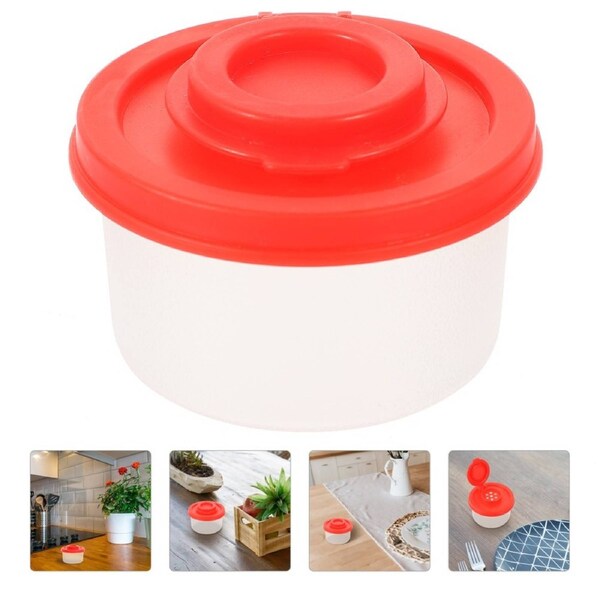 2 Pcs Jars for Spices Pepper Container with Lid Small Salt Shaker