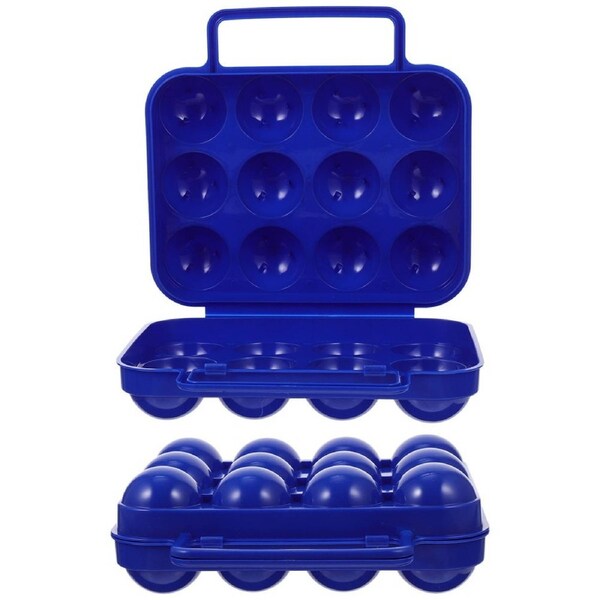 2pcs Camping Egg Carriers Egg Storage Cases Outdoor Storage Boxes egg holder