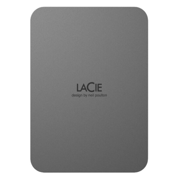 LaCie 4TB Mobile Drive Secure USB-C Portable Hard Drive - Space Grey (STLR4000400)
