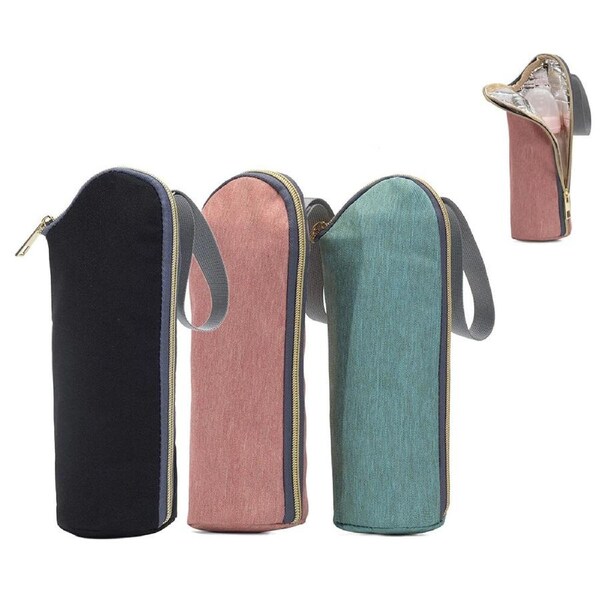3Pcs Feeding Milk Bottle Warmer Insulation Bag Thermal Bag Stroller Hanging Pouch