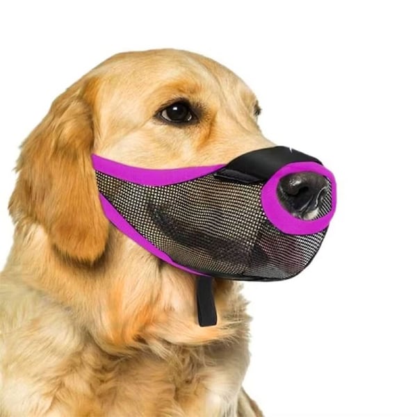4pack Dog Muzzle Anti Biting Barking ChewingAir Mesh Breathable Drinkable Adjustable Loop