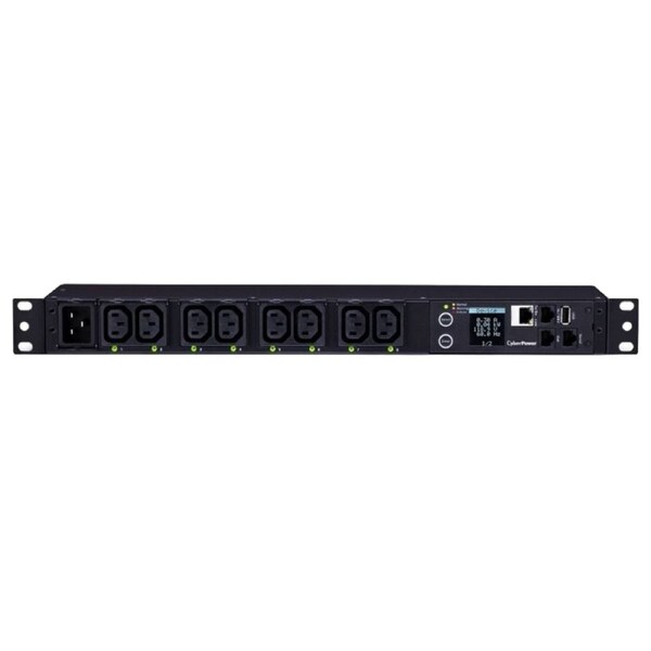 CyberPower PDU81004 Switched Managed Bypass Power Distribution Unit 16 Amp