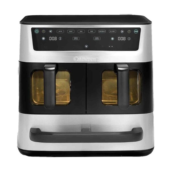 Cuisinart Tri Zone Air Fryer Oven Stainless Steel 136L Black/Silver