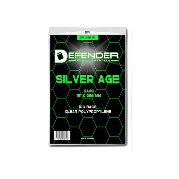 Defender Silver Age Comic Backing Boards 7 x 10 1/2 Inch