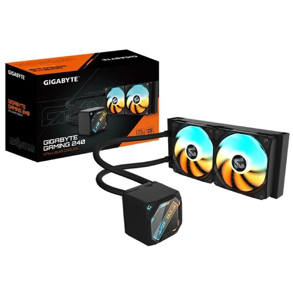 Gigabyte Gaming 240mm ARGB AIO Liquid CPU Cooler (GP-GIGABYTE GME 240)