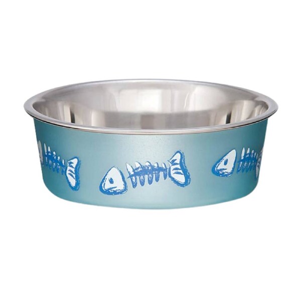 Loving Pets Bella Bowl Skeleton - Blue