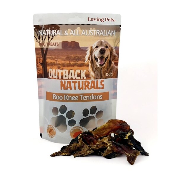 Loving Pets Roo Knee Tendons Dog Treats 150gm
