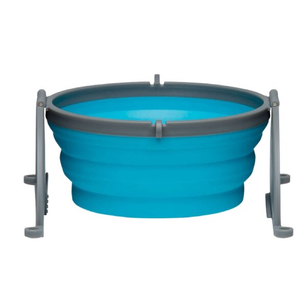 Loving Pets Bella Roma Travel Bowl Blue