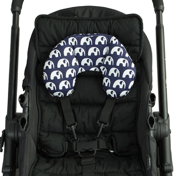 OutlookBaby Head Hugger Neck Support - Navy Elephant