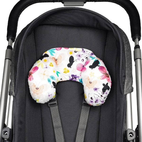 OutlookBaby Head Hugger Neck Support - Floral Butterfly