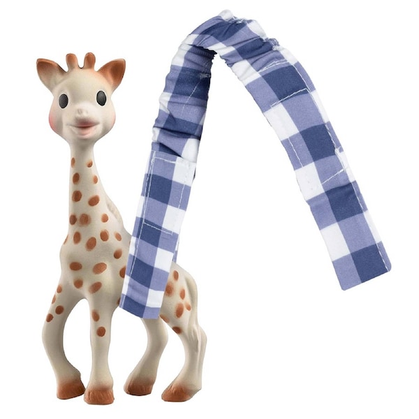 OutlookBaby Pram Strap - Bluestone Gingham