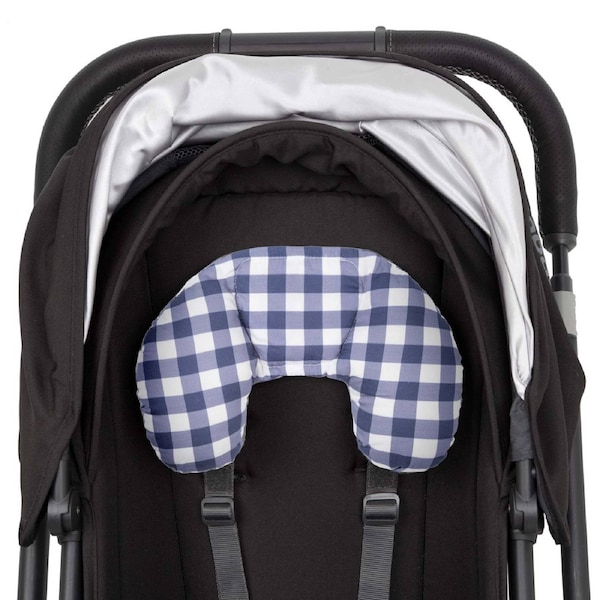 OutlookBaby Head Hugger Neck Support - Bluestone Gingham