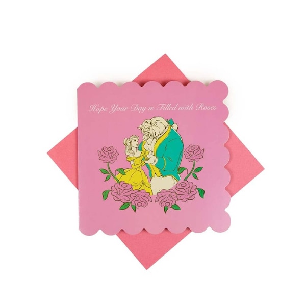Disney - Beauty & The Beast - Ballroom Rose Mother's Day Greeting Card