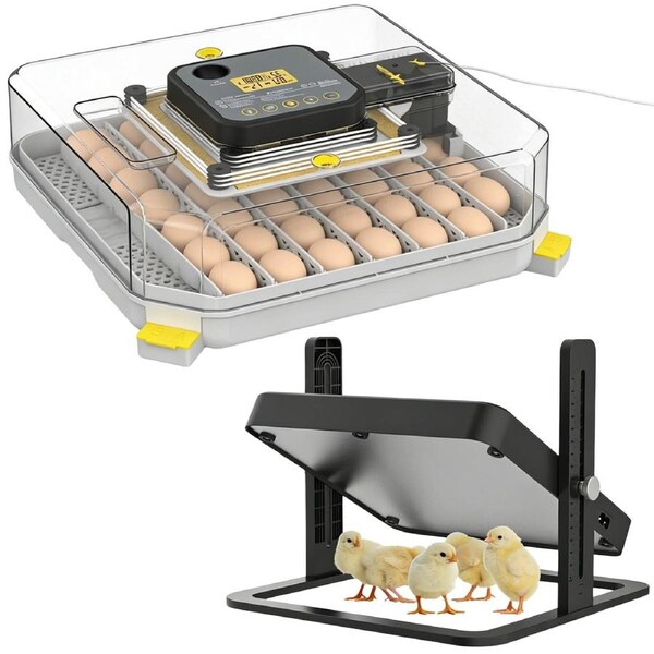 Advwin 48 Eggs Smart Incubators and Chicken Brooder Heating Plate