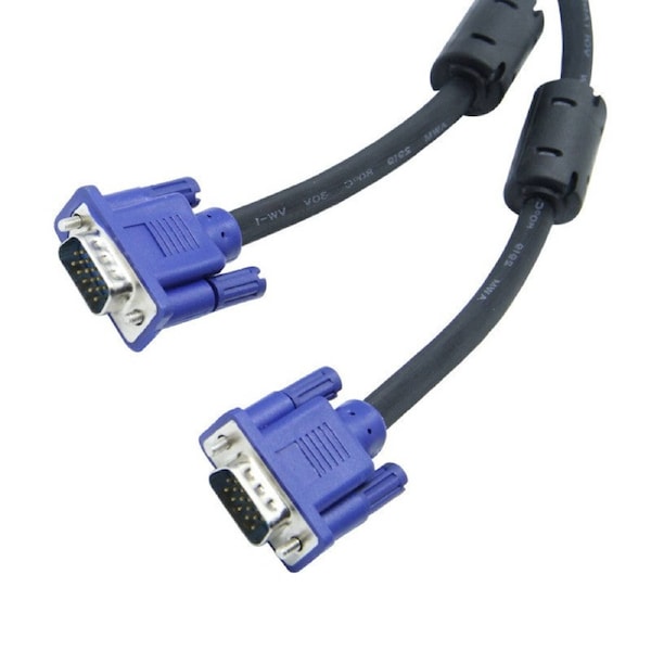 1.5M VGA Cable 15 PIN SVGA VGA Monitor M/M Male