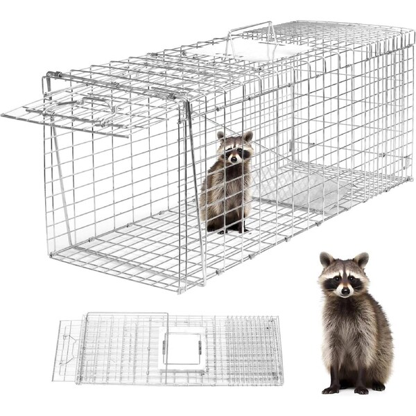 94 x 34 x 37cm Animal Trap Cage Live Catch Possum