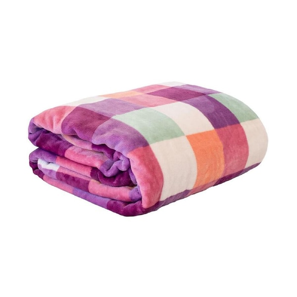 Bambury Charlie Single Ultraplush Warm Blanket Soft Bed Throws Sherbet