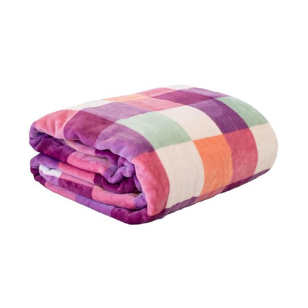 Bambury Charlie King Ultraplush Warm Blanket Soft Bed Throws Sherbet