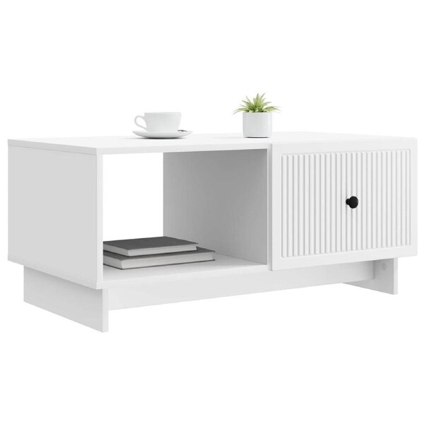 Coffee Table White 90 x 50 x 40 cm Engineered Wood vidaXL