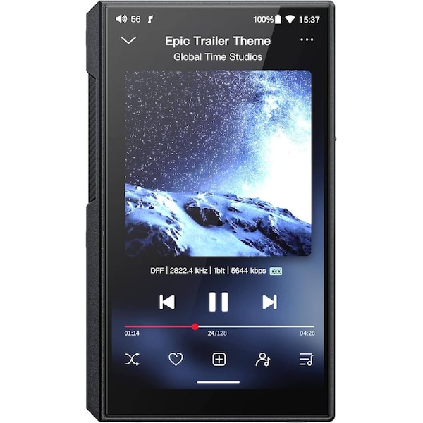 FiiO M11S Music Player Snapdragon 660 with Dual ES9038Q2M Hi-Res Android 10 5.0inch MP3 WiFi/MQA/Bluetooth 5.0, 15H Playtime
