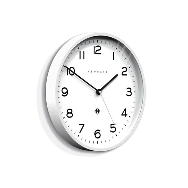Newgate Number Three Echo Clock Silicone White