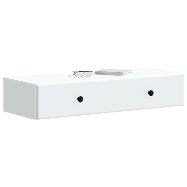Wall-Mounted Side Table Wall-mounted White 87.5 x 34.5 x 17 cm vidaXL