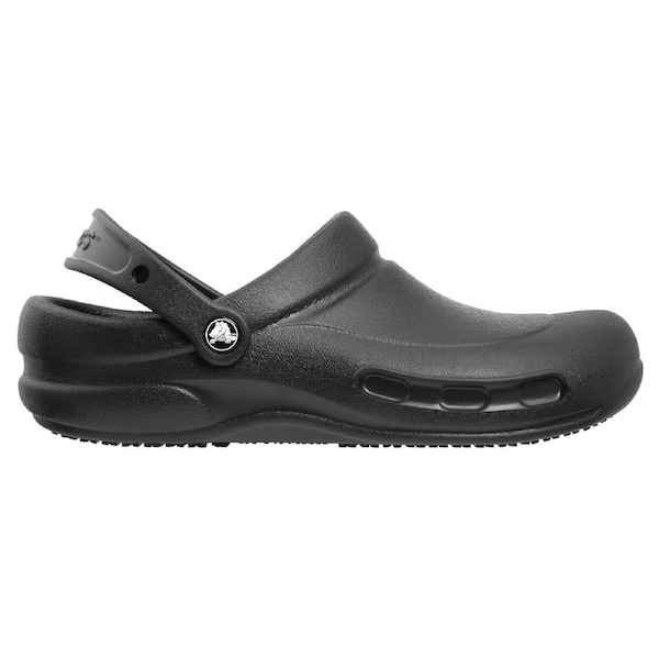 Crocs Unisex Bistro Slip Resistant Work Clogs Black US M7/W9