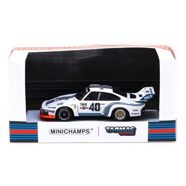 Tarmac Works Minichamps Porsche 935/76 #40 Le Mans 1976 1:64 Scale Diecast Model Car