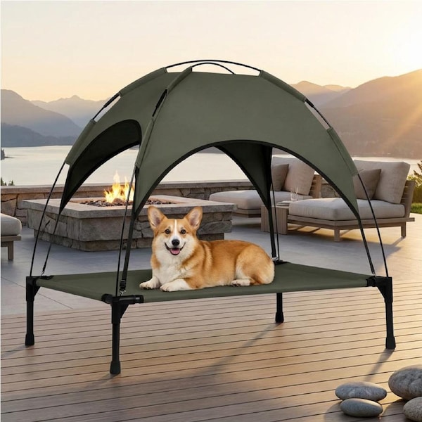 Advwin Large Pet Dog Bed Cat Trampoline Elevated Hammock