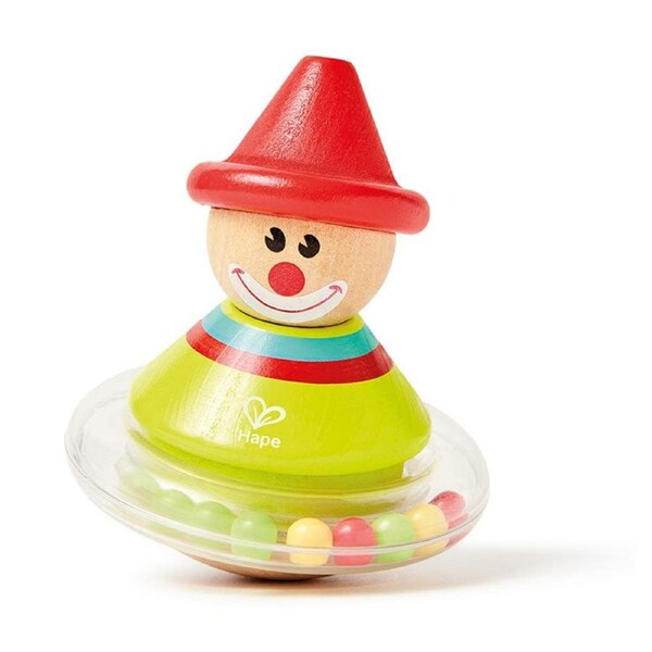 Hape Roly-Poly Ralph Wooden Rocking Toy For Babies/Infants Multicolour
