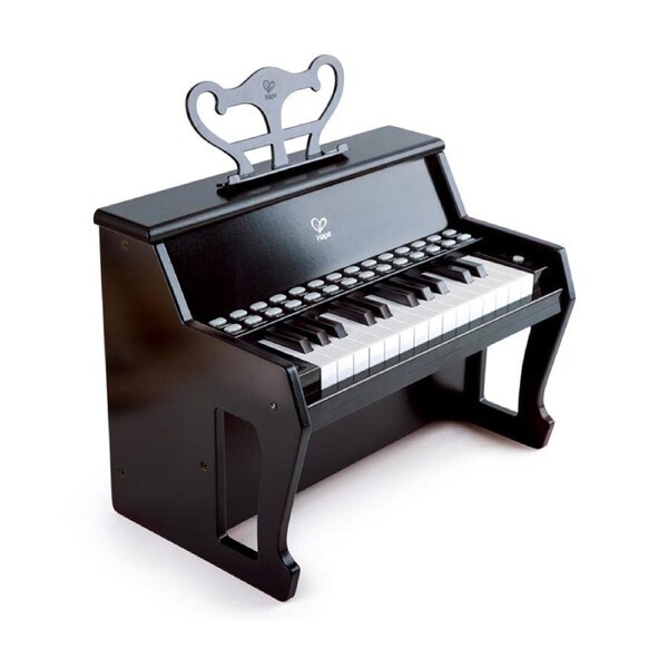 Hape Learn W/ Lights Piano Educational Music Toy 3y+ Black