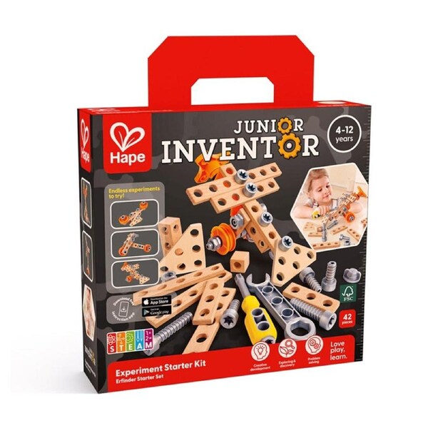 Hape Experiment Starter Kit Wooden Educational Kids Toy 4-12y Multicolour