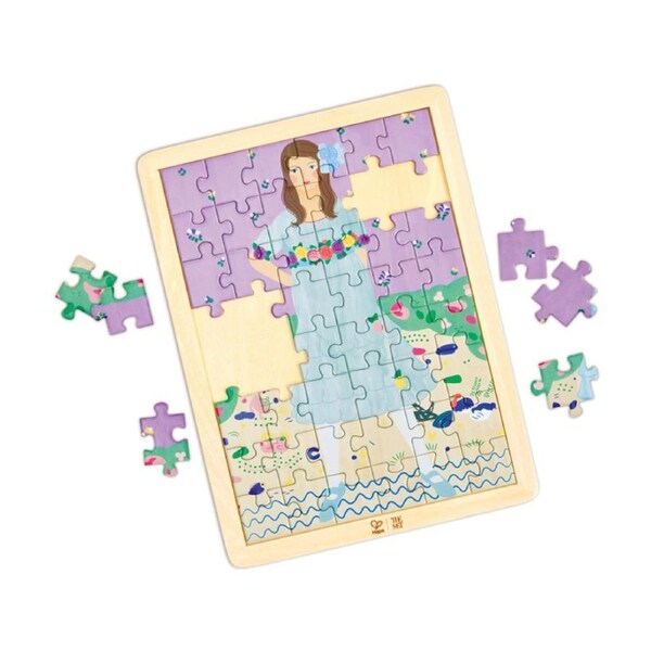 Hape Klimt Mäda Primavesi Wooden Puzzle 48 Pieces Framed Toy 4y Multicolour