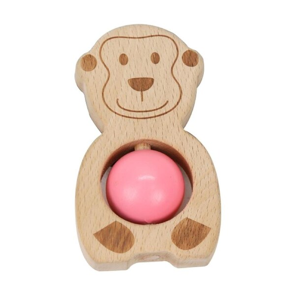 Beleduc Grasping Toy Mosi Monkey Natural Wood Baby All Ages