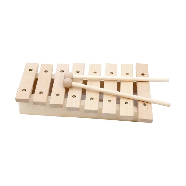 Vivaio Redwood Xylophone W/ Beater 8 Note Musical Instrument 3y+ Wood