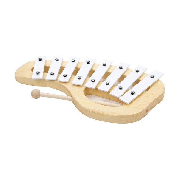 Vivaio 1 Octave Key Glockenspiel Musical Instrument Classroom Learning Wood