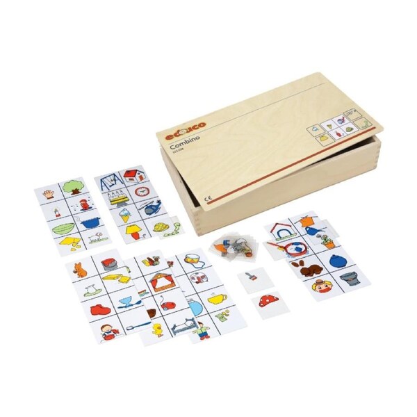 Educo Combino Cognitive Game Matching Kids Educational Learning Toy 3y+ Wood