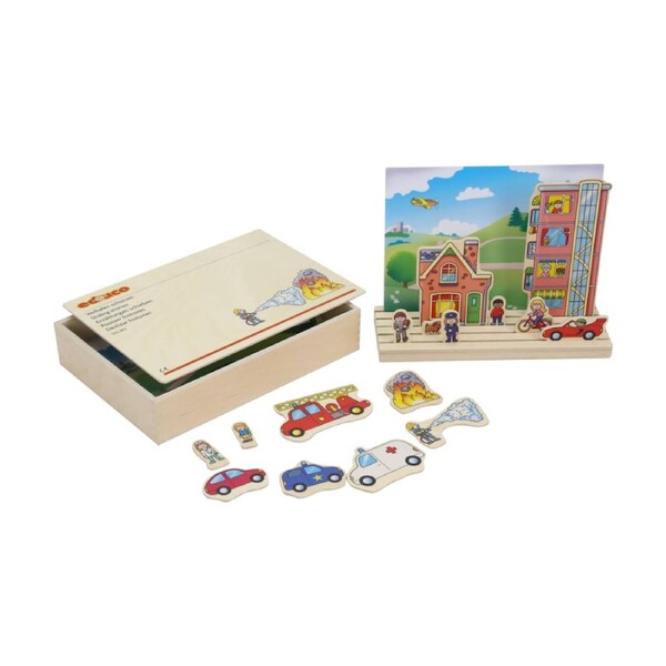Educo Sliding Stories Scene Childrens Storytelling Kids Learning Toy 3y+ Wood