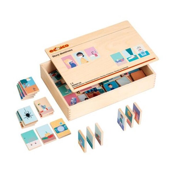 Educo Story Dominoes Educational Kids Toy Creative Play 3y+ Wood