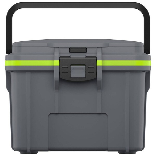 Pelican 7.57L Personal Cooler Grey/Green with Removable Ice Pack & Inner Tray