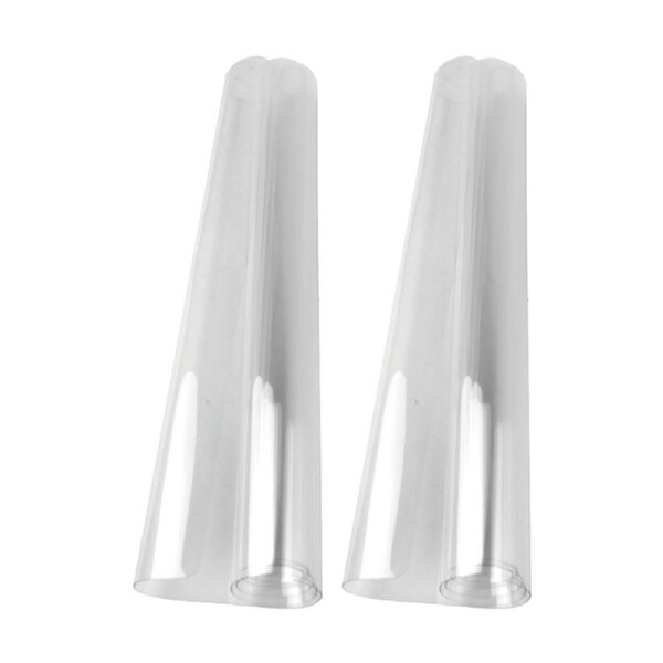 2PK Vivaio Round PVC Table Cover Phthalate Kid Safe 90cm Clear