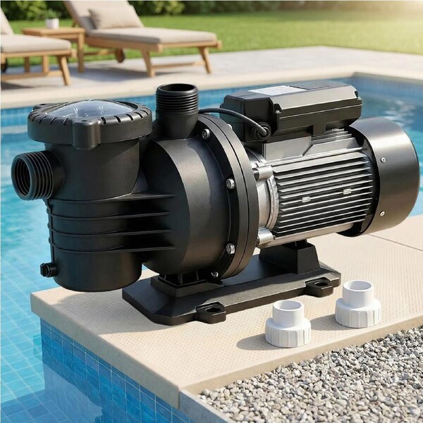 Advwin Pool Pump 2.7HP, Powerful Swimming Pool Filter Pump 2000W, Self-Priming High Flow Rate 560L/min