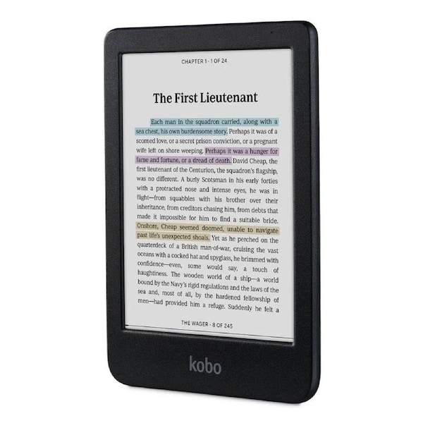 Kobo Clara Colour e-Book Reader (6'', 16GB, N367-KU) - Black Black