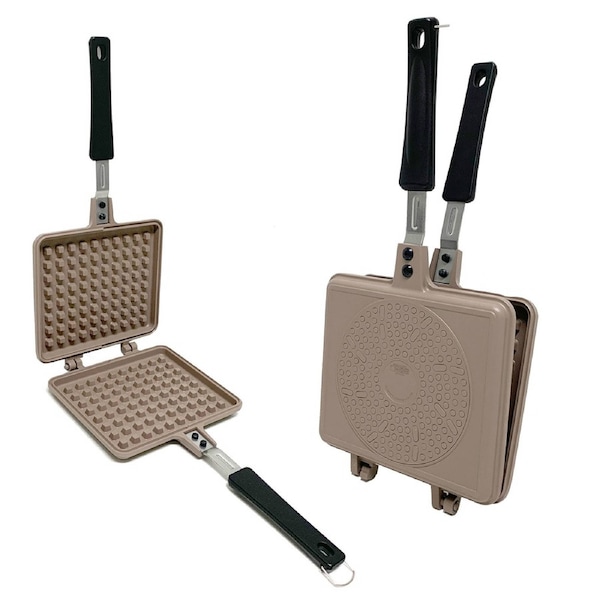 Giorno Felice Waffle Maker Pan Non-Stick Double-Sided 16cm x 13.5cm Detachable
