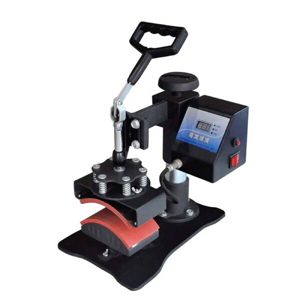 Cap Heat Press - 350W Digital Time & Temperature Control for DIY Hat Printing