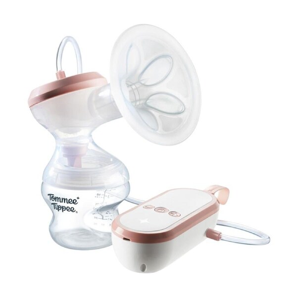 Tommee Tippee Single Electric Breast Pump Hospital Grade Silicone White