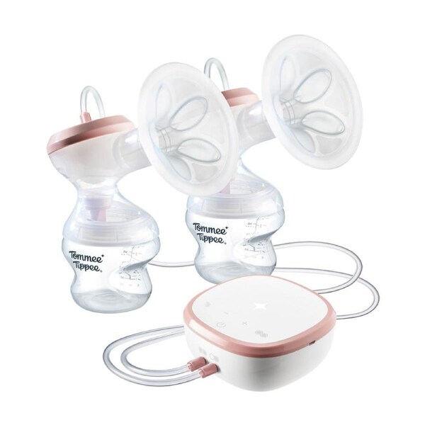 Tommee Tippee Double Electric Breast Pump Hospital Grade Silicone White